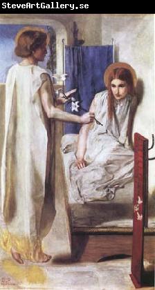 Dante Gabriel Rossetti Ecce Ancilla Domini (The Annunciation) (mk28)